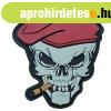 WARAGOD FELVARR� Smoking Skull PVC Patch