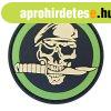 WARAGOD FELVARR� Skull & Knife PVC Patch