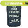 WARAGOD Tapasz 3D Beer Drinking Infidel  feketer 3x5cm