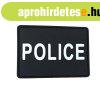 WARAGOD Tapasz 3D Police fekete 7x5cm