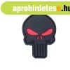 WARAGOD Tapasz 3D Punisher red eyes 5x4cm