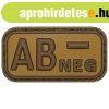 MFH v�rcsoport tapasz 3D, AB negat�v khaki 5x2,5cm