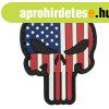 WARAGOD Tapasz 3D US Patriot Punisher 6x4.5cm