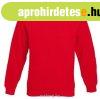 Fruit of the Loom 62-202 kereknyak� pul�ver RED S-XXL