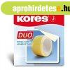 Ragaszt�szalag, k�toldalas, 30 mm x 5 m, Kores Duo (IK6006)