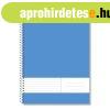 Spir�lf�zet A4 vonalas 70 lap PD