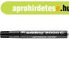 Alkoholos marker 1,5-3mm, kerek hegy, Edding 2000 fekete