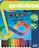 Sz�nes ceruza k�szlet, h�romsz�glet�, MAPED "Color&