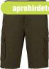 F�rfi pamut bermuda sok zsebbel, Kariban KA755, Light Khaki-