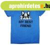 "My best friend" francia bulldogos f�rfi r�vid ujj
