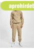 DEF Elastic plain track suit beige