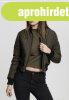Urban Classics Ladies Diamond Quilt Short Bomber darkolive/b