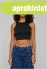 Urban Classics Ladies Organic Cropped Rib Top black