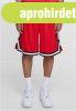 Urban Classics Stripes Mesh Shorts cityred/black/white
