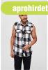 Brandit Checkshirt Sleeveless white/black