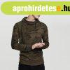 Pul�ver Urban Classics High Neck Camo Hoody olive camo