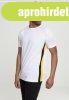 Urban Classics Raglan Side Stripe Tee white/black/yellow