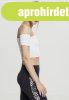 Urban Classics Ladies Cropped Cold Shoulder Smoke Top white