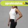 Urban Classics Ladies Lace Up Cropped Top white