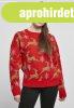 Urban Classics Ladies Oversized Christmas Sweater red/gold