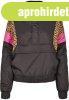Urban Classics Ladies AOP Mixed Pull Over Jacket black/leo