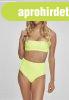 Urban Classics Ladies High Waist Bandeau Bikini electriclime