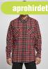 Urban Classics Checked Roots Shirt red/black
