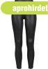 Urban Classics n�i Imitation Leather leggings, fekete b�r im