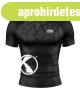 Katsudo p�l� Rash Guard r�vid ujj�, fekete-feh�r, fekete-feh