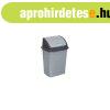 Szemetes kuka billen� fed�llel m�anyag 5 literes sz�rke