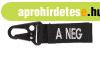 WARAGOD karabiner A- negative v�rcsoport jelz�ssel, fekete s