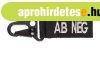 WARAGOD karabiner AB- negative v�rcsoport jelz�ssel, fekete 