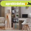 Faenza R60 polcos szekr�ny, k�nyvtart�, 60x182x30 cm, agyag 