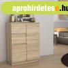 Odell 2D2S fi�kos szekr�ny, 70x97x40 cm, sonoma