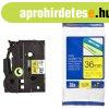Brother TZe-661 36 mm sz�les 8 m hossz� szalagkazetta