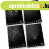 F�zet Pigna Monocromo Black A/4 38 lapos vonalas
