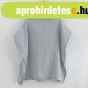 Gyermek muszlin poncs� New Baby Feeling vil�gos sz�rke 35 cm