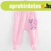 Baba pamut l�bfejes nadr�g New Baby Happy Elephant pink