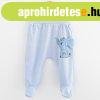 Baba pamut l�bfejes nadr�g New Baby Happy Elephant blue