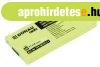 �ntapad� jegyzett�mb, 38x51mm, 3x100 lap, Donau ECO , s�rga