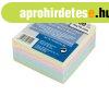 �ntapad� jegyzett�mb, 76x76mm, 4x100 lap, Donau, pasztell sz