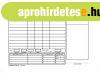 Teherg�pj�rm� menetlev�l, 100 lapos t�mb A4 fekv�, D.G�PJ.21
