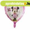 Minnie eger sz�v alak� f�la lufi - 45 cm