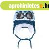 T�li gyermek sapka New Baby Szem�veg sz�rke