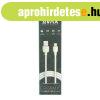 Avax CB621 CREAMY+ USB-A - Type-C cable 1,5m White/Silver