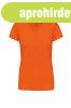 N�i V-nyak� r�vid ujj� pamut p�l�, Kariban KA381, Orange-2XL