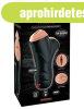  Double Penetration Vibrating Stroker  Light/Black 