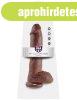  10" Cock with Balls  Brown 