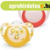 NUK Star szilikon j�tsz� �s altat�cumi (2 db) 18-36 h� - flo