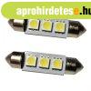 Izz� 12V/3W SMD LED 10x39mm szofita feh�r 2db LA-512